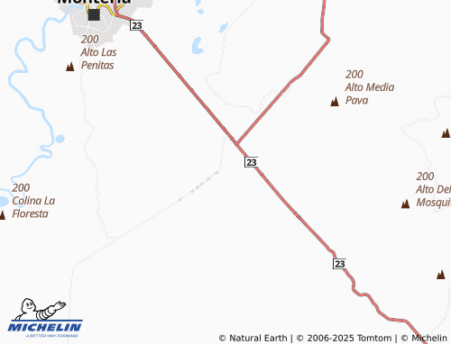 MICHELIN Pueblo Nuevo map - ViaMichelin