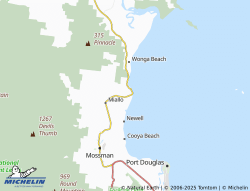 MICHELIN Rocky Point map - ViaMichelin