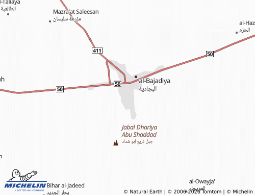 MICHELIN-Landkarte al-Dhiyabiyyah - ViaMichelin