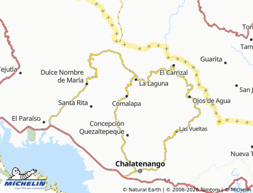 Mapa MICHELIN Comalapa - ViaMichelin