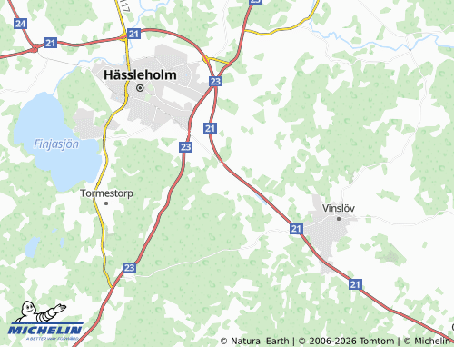 Carte MICHELIN Ignaberga - ViaMichelin