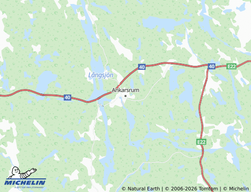 Carte MICHELIN Ankarsrum - ViaMichelin