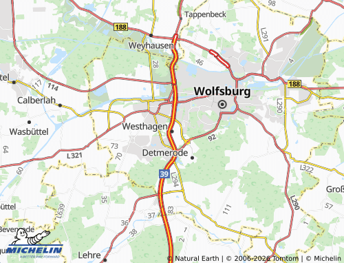 MICHELIN Westhagen map - ViaMichelin