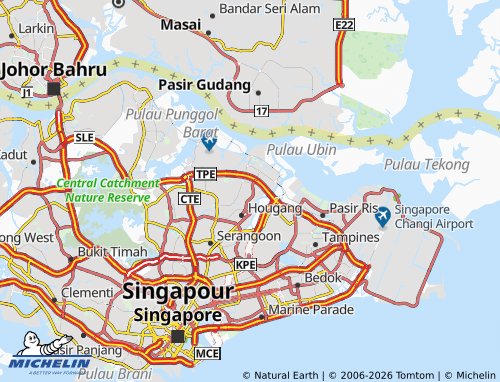 MICHELIN Sengkang map - ViaMichelin