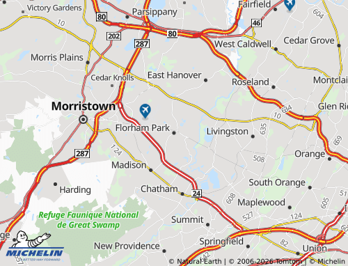 Mapa MICHELIN Florham Park - ViaMichelin
