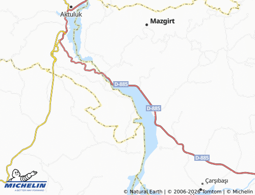 Mapa MICHELIN Böğürtlen - ViaMichelin