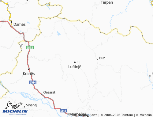 Kaart MICHELIN Izvor - ViaMichelin