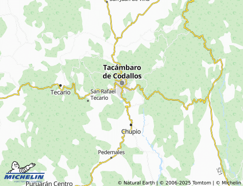 MICHELIN Cerro Hueco map - ViaMichelin