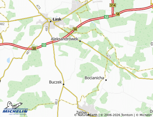 MICHELIN Brodnia Dolna map - ViaMichelin