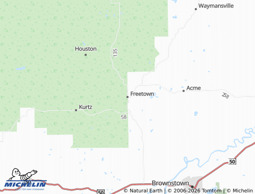 Mappa MICHELIN Freetown - ViaMichelin