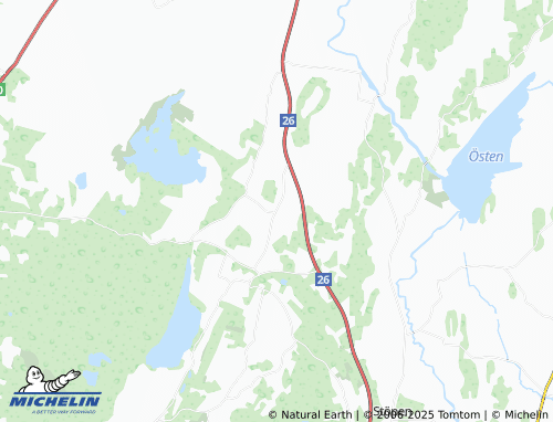 MICHELIN Låstad map - ViaMichelin