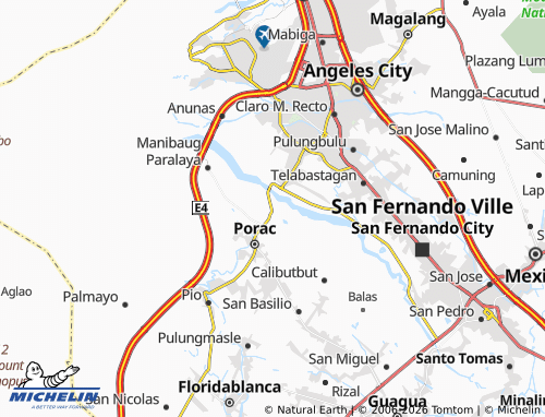 MICHELIN Dolores map - ViaMichelin