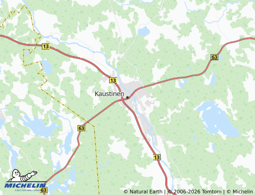 Carte MICHELIN Kaustinen - ViaMichelin