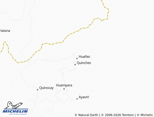 MICHELIN Huañec map - ViaMichelin