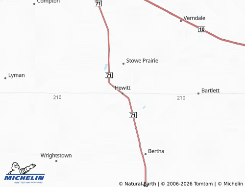 Carte MICHELIN Hewitt - ViaMichelin