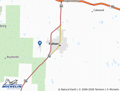 Mapa MICHELIN Fulton - ViaMichelin