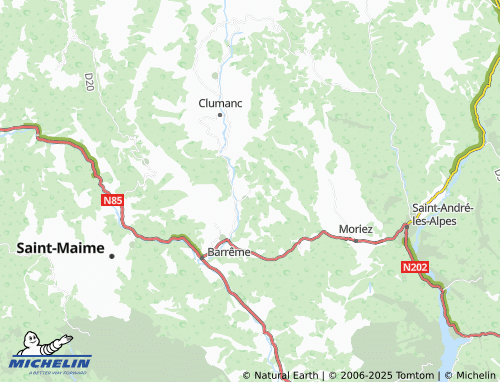 MICHELIN Saint-Lions map - ViaMichelin