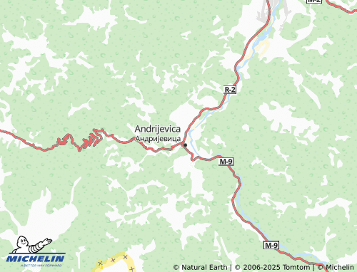 MICHELIN Prisoja map - ViaMichelin