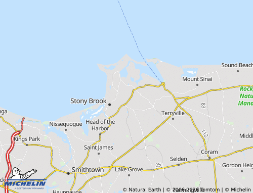 Mapa MICHELIN Setauket - ViaMichelin