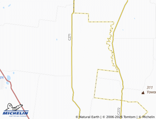 Mapa MICHELIN Coonooer West - ViaMichelin