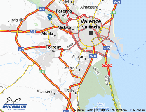 Mappa MICHELIN Paiporta - ViaMichelin