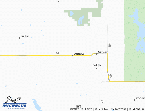 MICHELIN Aurora map - ViaMichelin