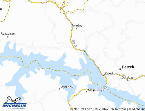 MICHELIN Geçityaka map - ViaMichelin