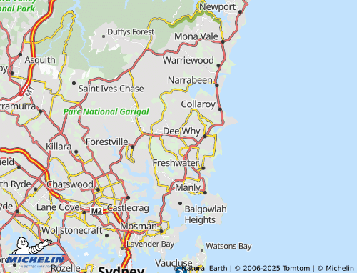 MICHELIN Beacon Hill map - ViaMichelin