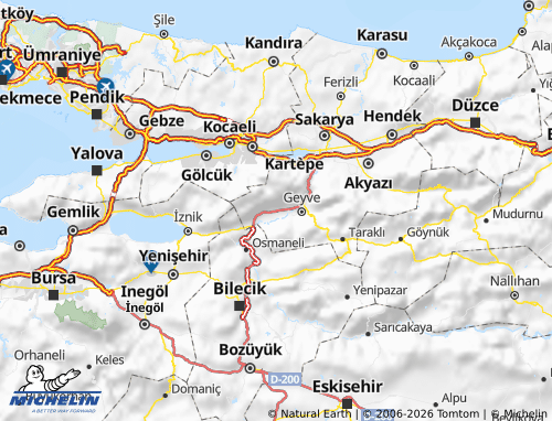 MICHELIN Pamukova map - ViaMichelin