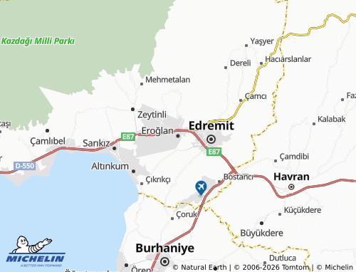 Mappa MICHELIN Eroğlan - ViaMichelin
