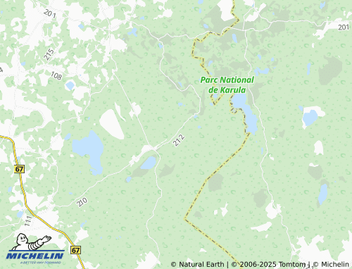 MICHELIN Koobassaare map - ViaMichelin