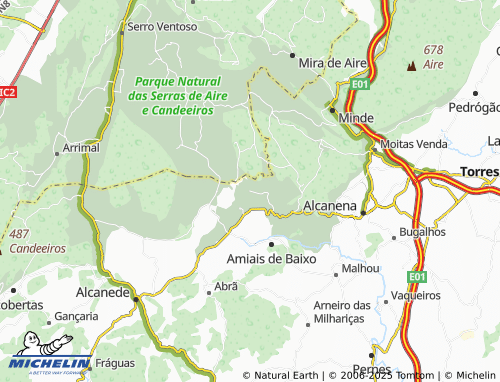 Mappa MICHELIN Caminho de Baixo - ViaMichelin