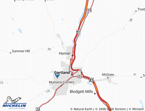 Mapa MICHELIN Homer - ViaMichelin
