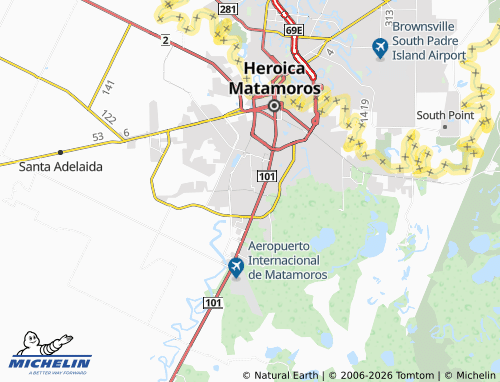 MICHELIN-Landkarte Las Torres - ViaMichelin