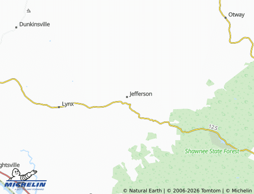 Mapa MICHELIN Jefferson - ViaMichelin