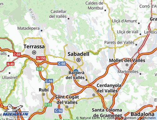 Mappa MICHELIN Sabadell - ViaMichelin