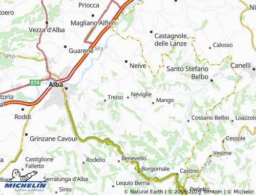 Mapa MICHELIN Neviglie - ViaMichelin