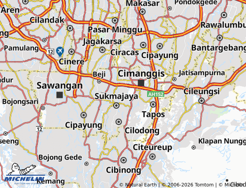Mapa MICHELIN Abadijaya - ViaMichelin