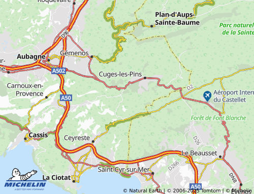 MICHELIN Pinval map - ViaMichelin