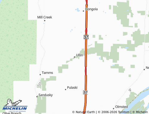Mapa MICHELIN Ullin - ViaMichelin