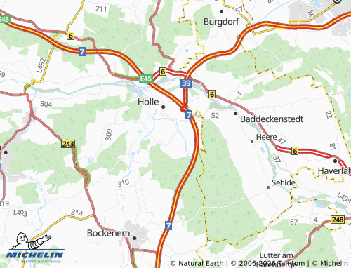 MICHELIN Sillium map - ViaMichelin