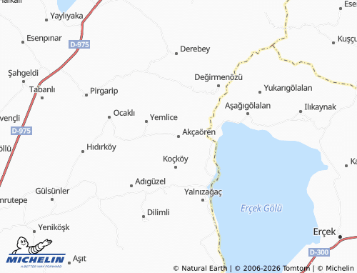 Mapa MICHELIN Akçaören - ViaMichelin