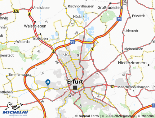 MICHELIN Roter Berg map - ViaMichelin