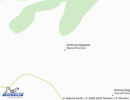 MICHELIN-Landkarte Verkhniy Kalgukan - ViaMichelin