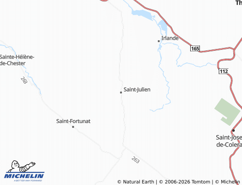 Kaart MICHELIN Saint-Julien - ViaMichelin