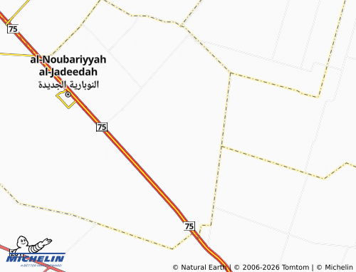 Mapa MICHELIN al-Mustathmireen - ViaMichelin