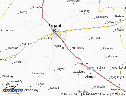 MICHELIN Bagür map - ViaMichelin