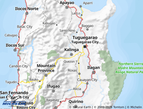 MICHELIN Kalinga map - ViaMichelin