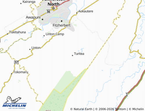 Mapa MICHELIN Turitea - ViaMichelin