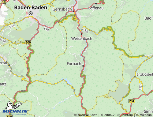 MICHELIN Bermersbach map - ViaMichelin
